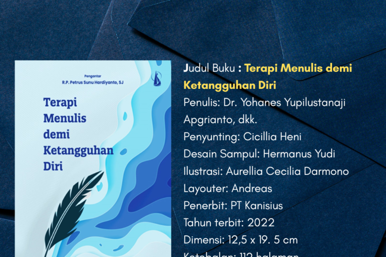Sampul buku dan identitas buku Terapi Menulis demi Ketangguhan Diri