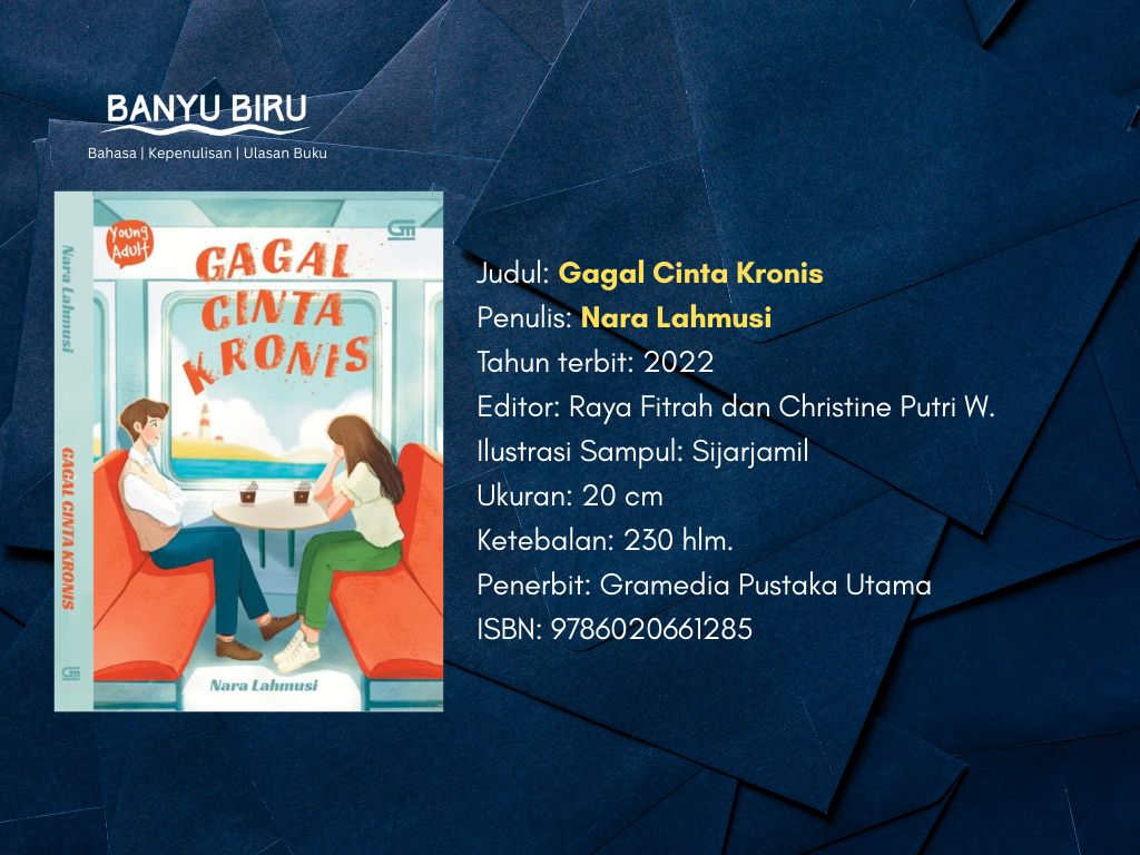 Identitas buku gagal cinta kronis oleh nara lahmusi