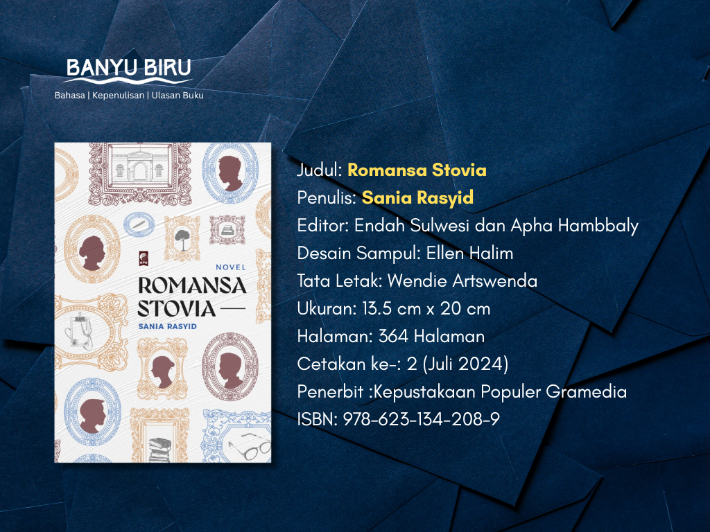 Identitas Novel Romansa Stovia karya Sania Rasyid